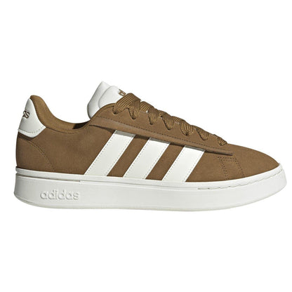 Bronze-Off White - Front - Adidas Mens Grand Court Logo Trainers