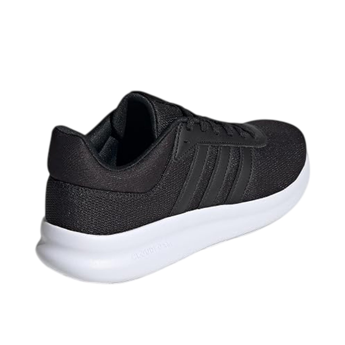 Black - Back - Adidas Womens-Ladies Lite Racer 3.0 Lace Up Trainers