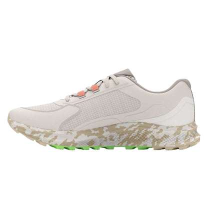 Grey - Back - Under Armour Womens-Ladies Charged Bandit TR3 Camouflage Running Shoes