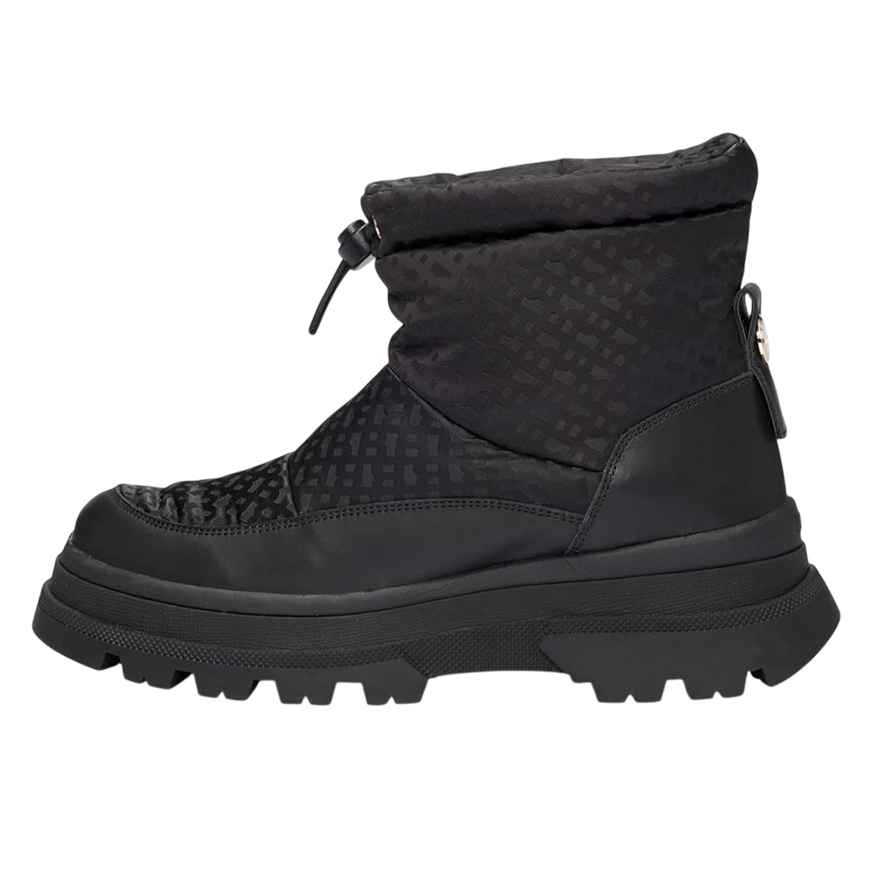 Black - Side - Boss Womens-Ladies Foster Leather Ankle Boots