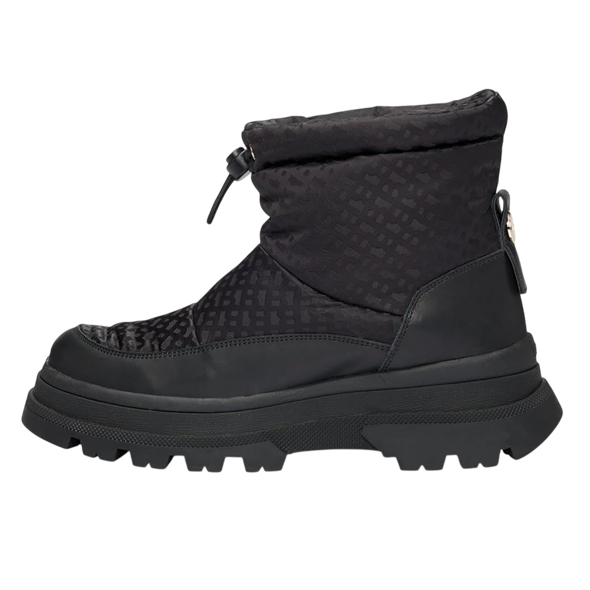 Black - Side - Boss Womens-Ladies Foster Leather Ankle Boots