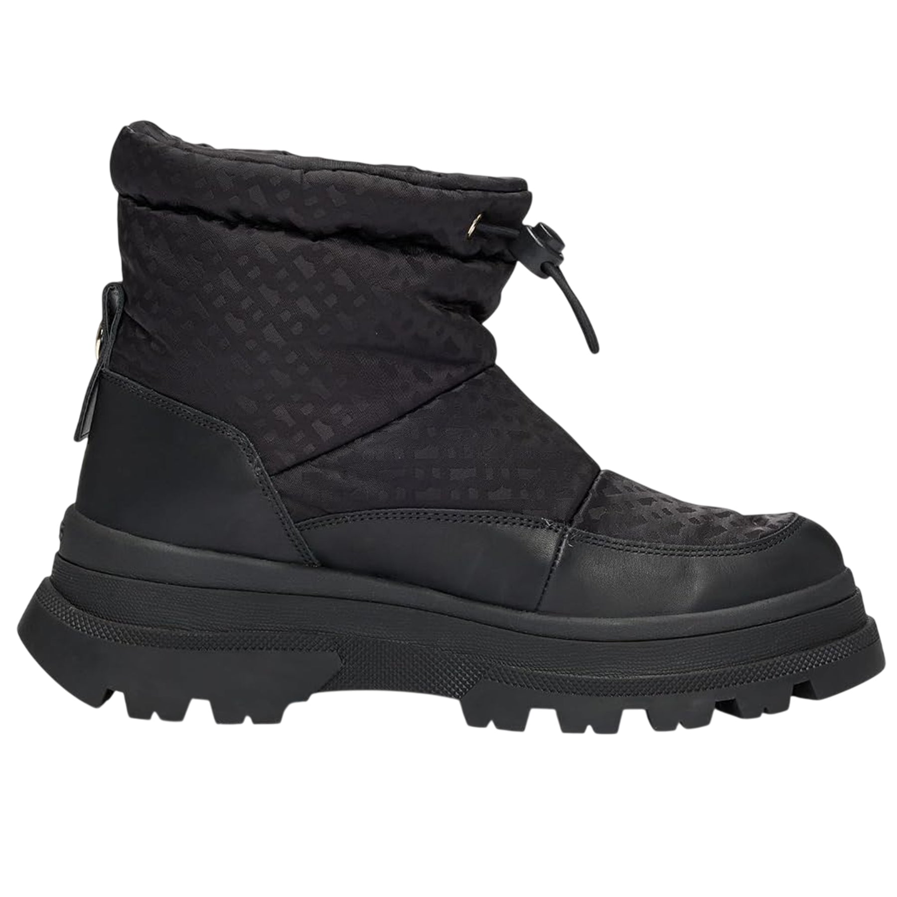 Black - Lifestyle - Boss Womens-Ladies Foster Leather Ankle Boots