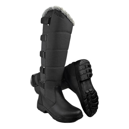 Black - Side - Brogini Mens Kendal Insulated Riding Boots