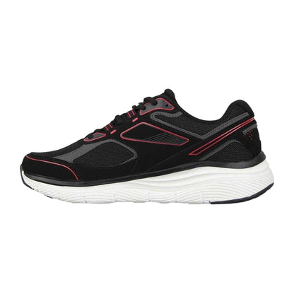 Black-Red - Side - Slazenger Mens Sleaford Leather Lace Up Trainers