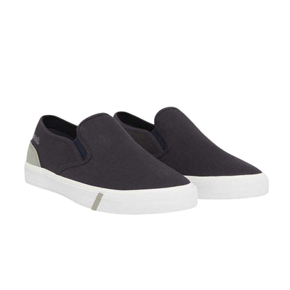 Navy - Front - Bench Mens Plain Slip-on Flat Trainers
