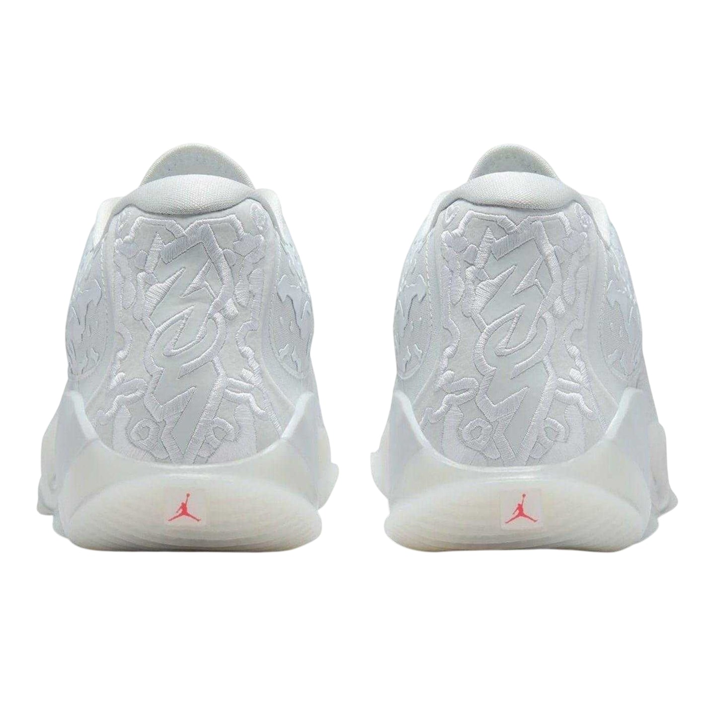 White-Vapor Green - Back - Nike Mens Air Jordan Zion 3 Textured Trainers