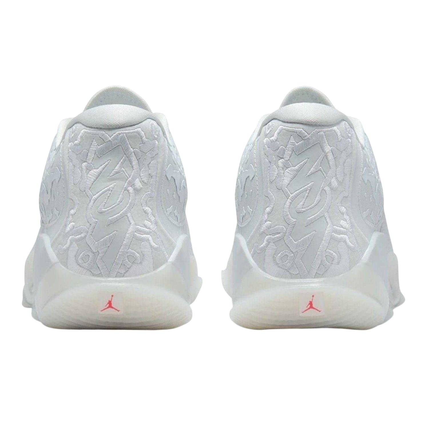 White-Vapor Green - Back - Nike Mens Air Jordan Zion 3 Textured Trainers