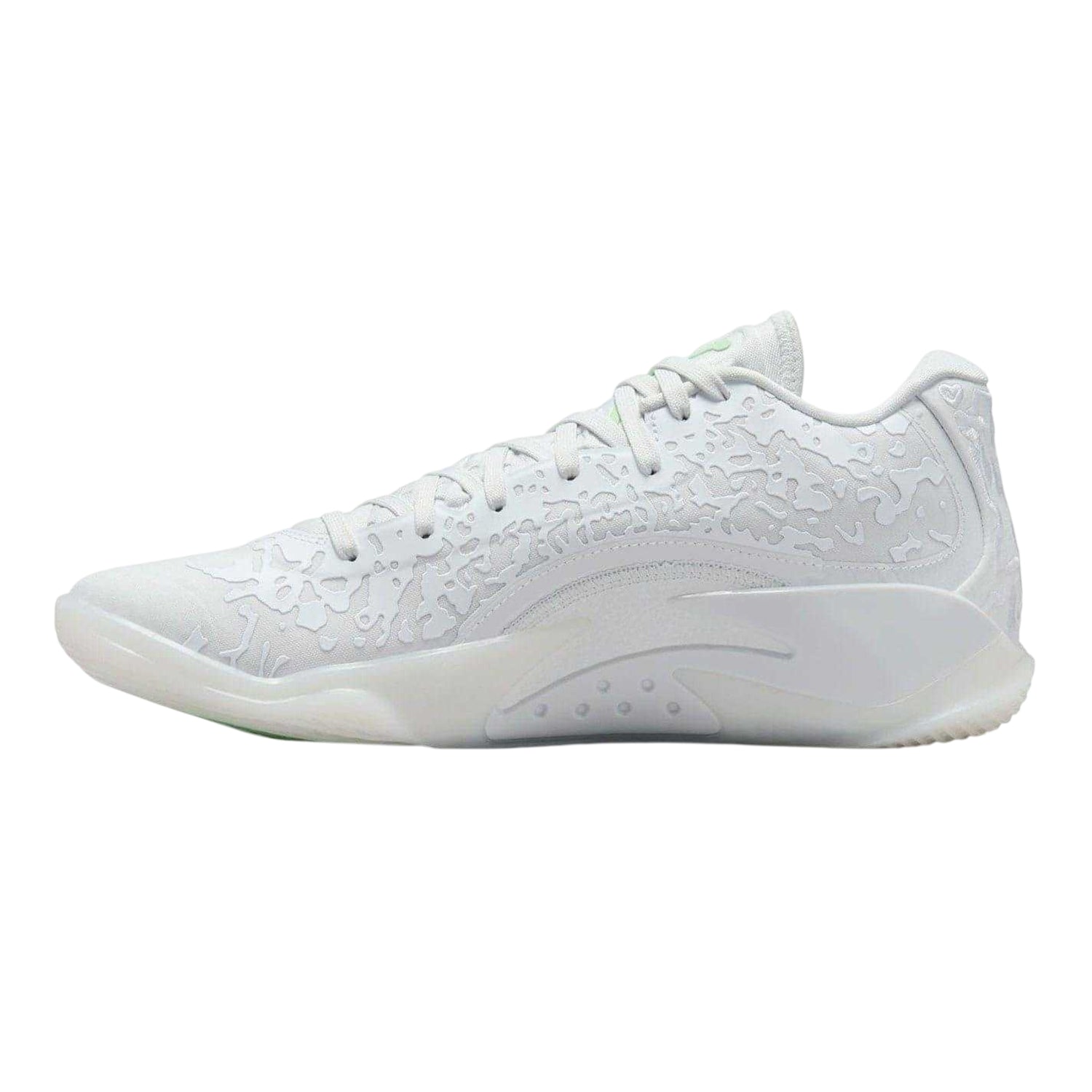 White-Vapor Green - Side - Nike Mens Air Jordan Zion 3 Textured Trainers