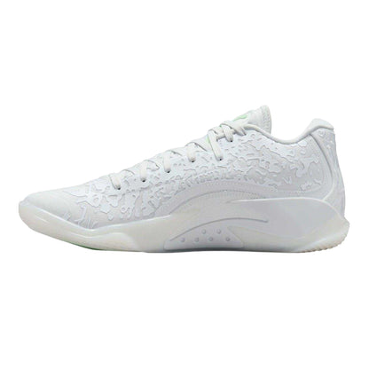 White-Vapor Green - Side - Nike Mens Air Jordan Zion 3 Textured Trainers