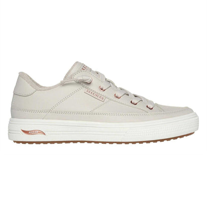 Off White - Side - Skechers Womens-Ladies Arcade On My Way Arch Fit Trainers