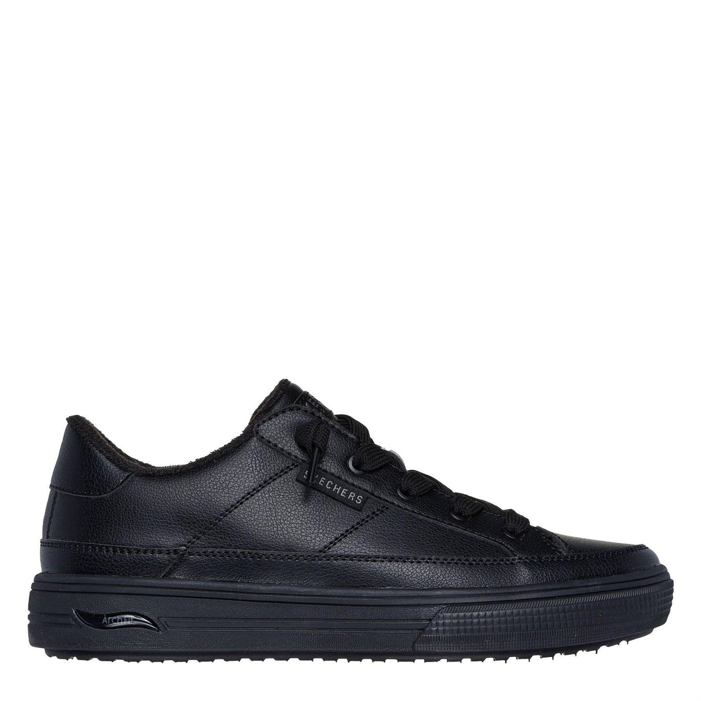 Triple Black - Front - Skechers Womens-Ladies Arcade On My Way Arch Fit Trainers