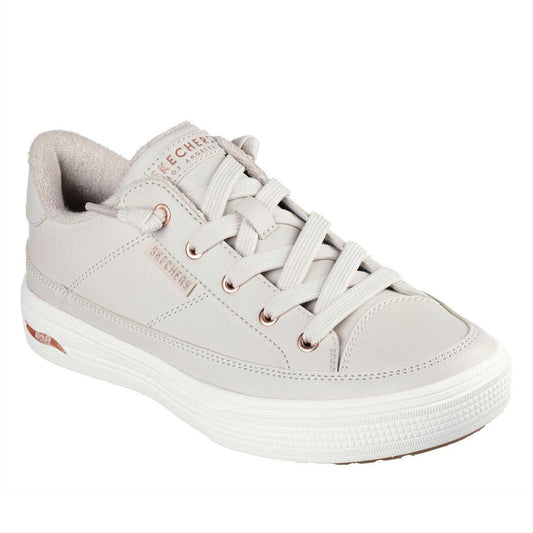 Off White - Front - Skechers Womens-Ladies Arcade On My Way Arch Fit Trainers