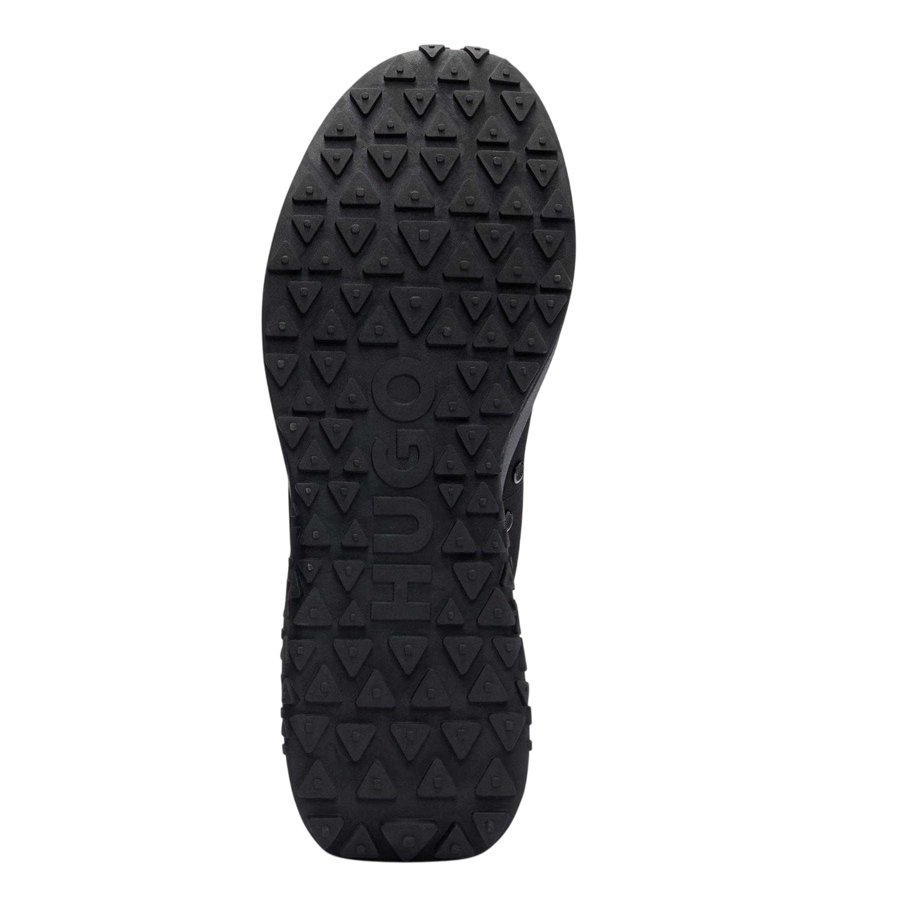 Black - Lifestyle - Hugo Mens Kane Runn Textile Lace Up Shoes