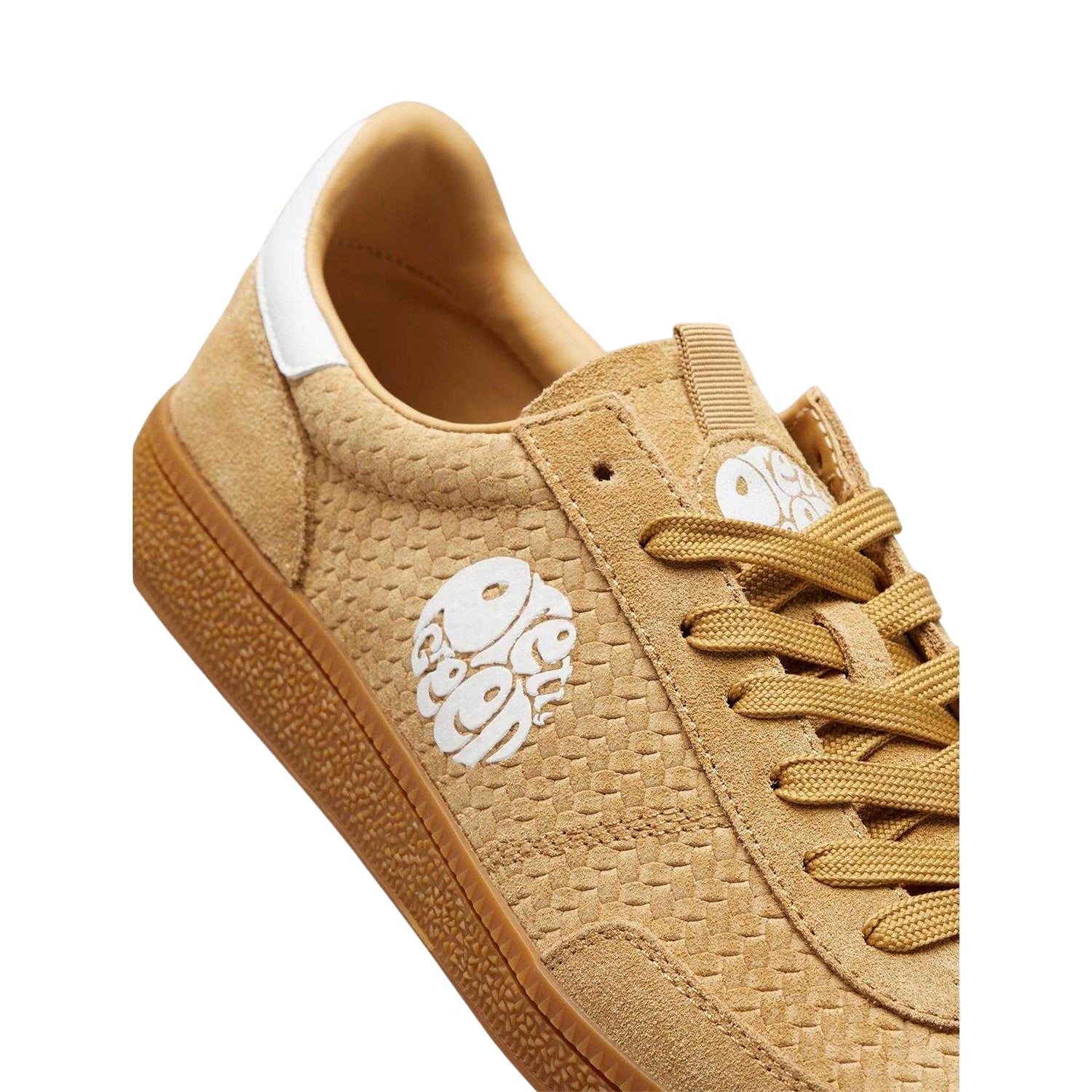 Sand - Side - Pretty Green Mens Ramblas Suede Trainers