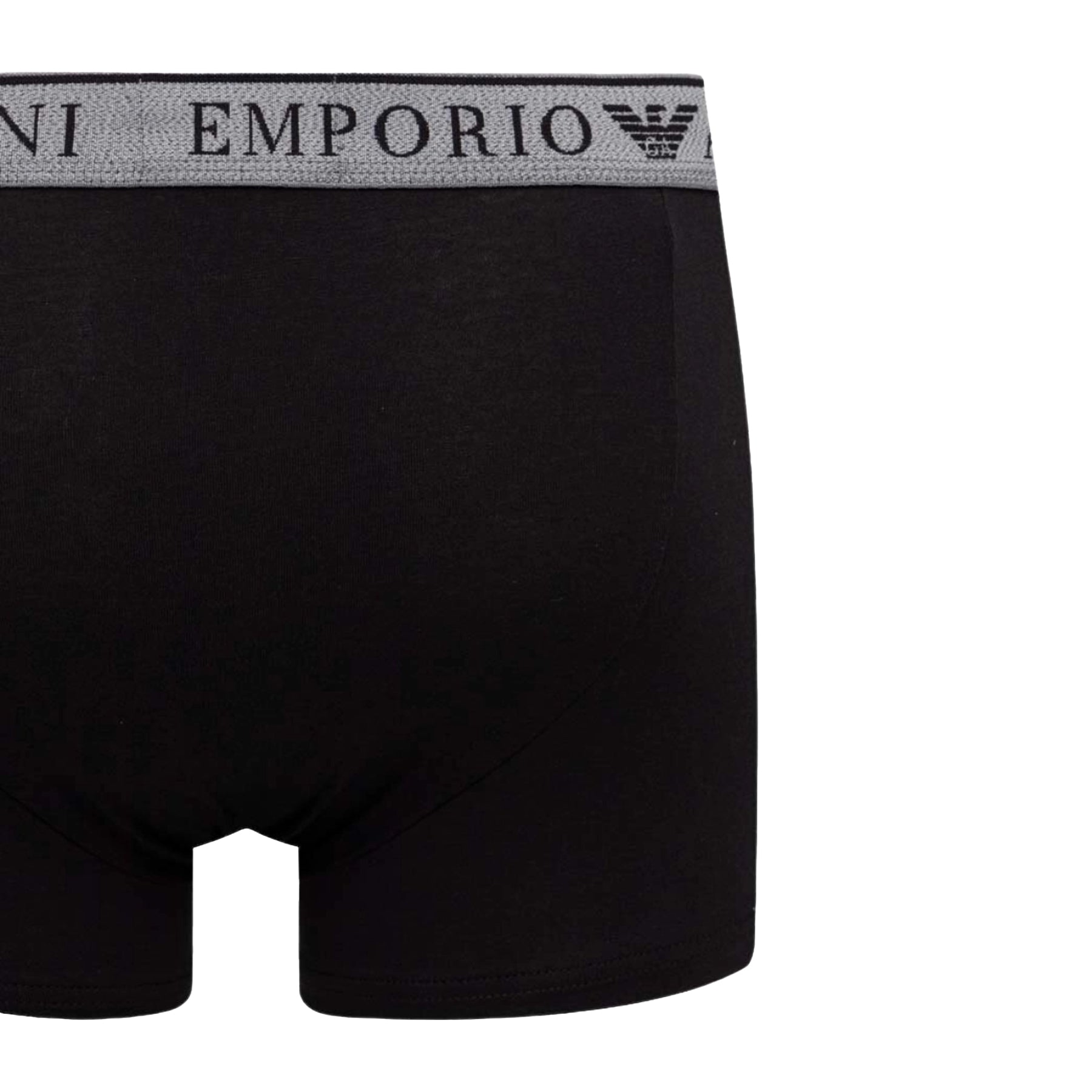 Black - Side - Emporio Armani Mens Boxer Shorts (Pack of 2)