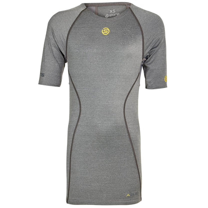 Grey - Front - Skins Mens A200 Short-Sleeved Top