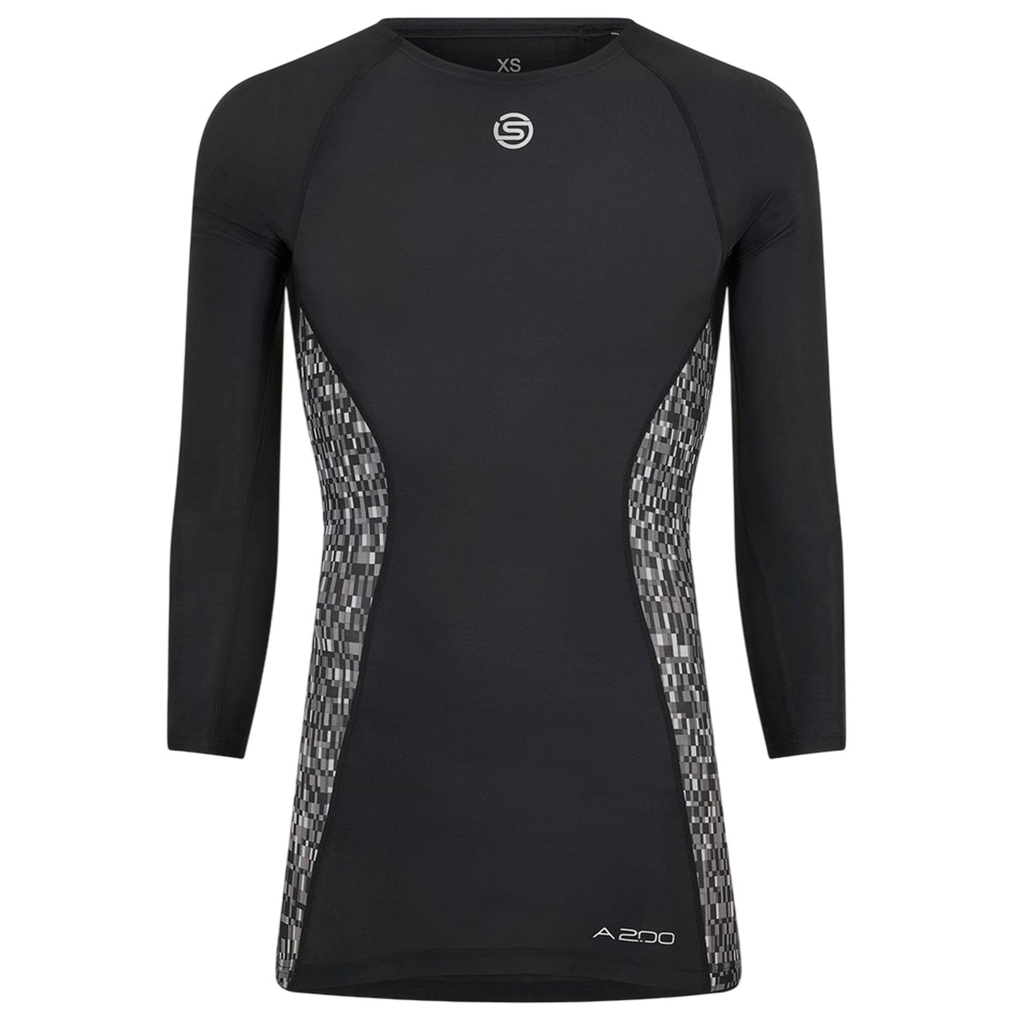 Black - Front - Skins Mens A200 Long-Sleeved Top