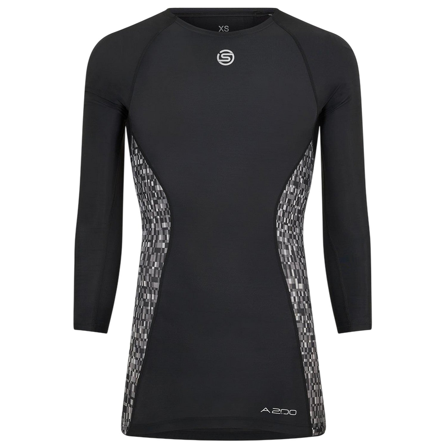 Black - Front - Skins Mens A200 Long-Sleeved Top