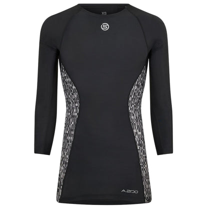Black - Front - Skins Mens A200 Long-Sleeved Top