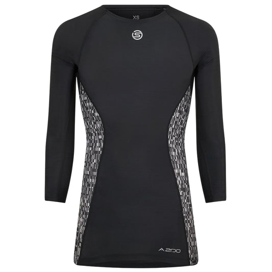 Black - Front - Skins Mens A200 Long-Sleeved Top