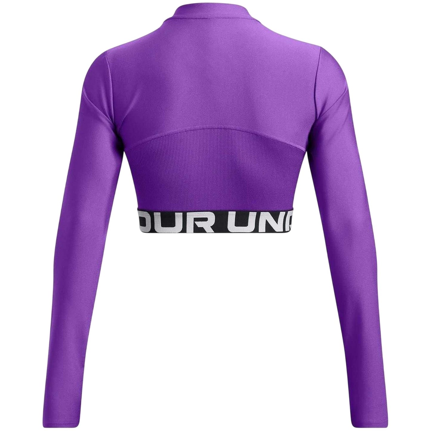 Purple - Back - Under Armour Womens-Ladies HeatGear Top