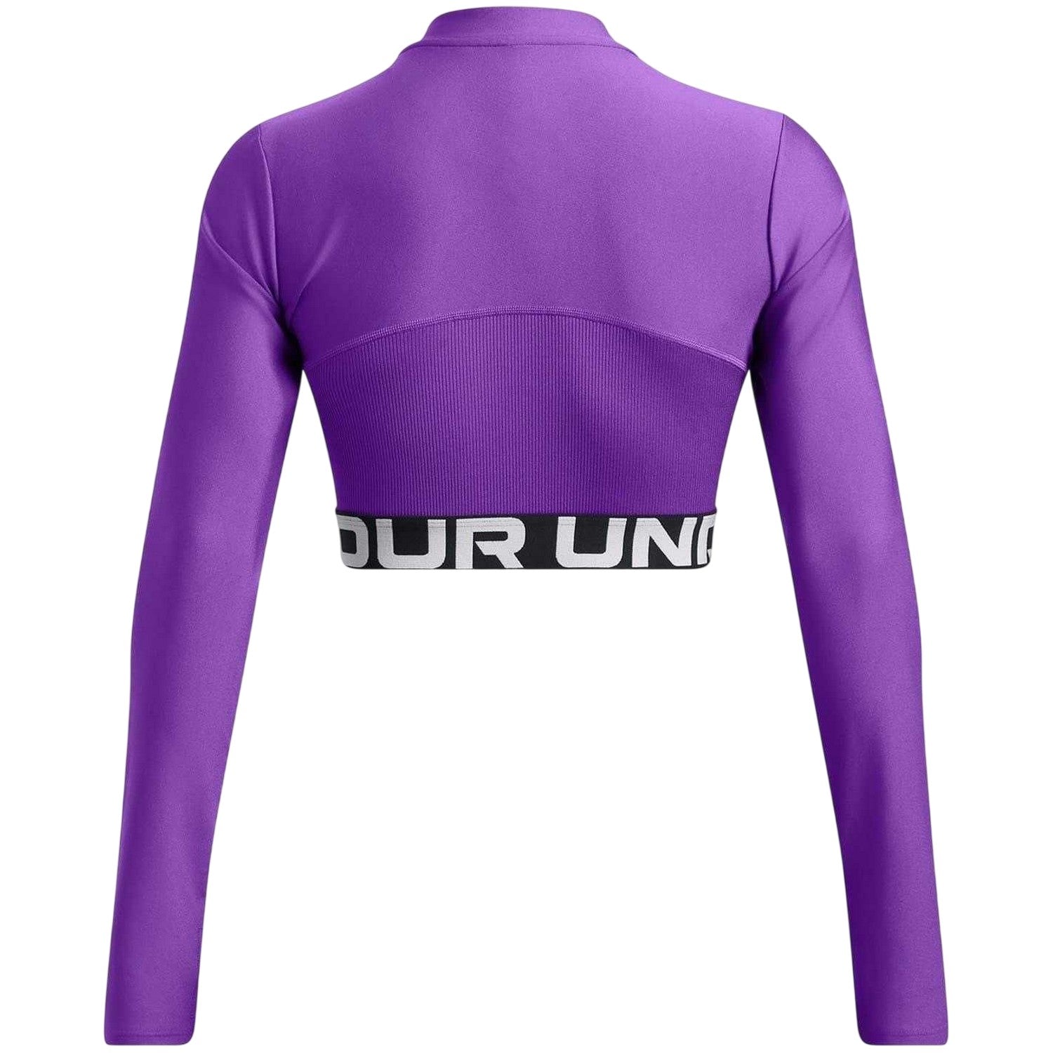 Purple - Back - Under Armour Womens-Ladies HeatGear Top