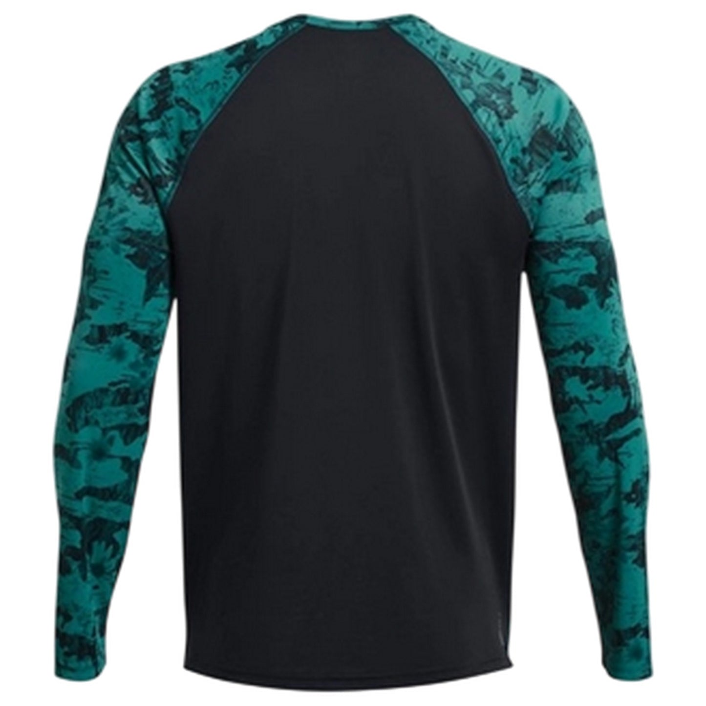 Green-Black - Back - Under Armour Mens Project Rock Iso-Chill Top