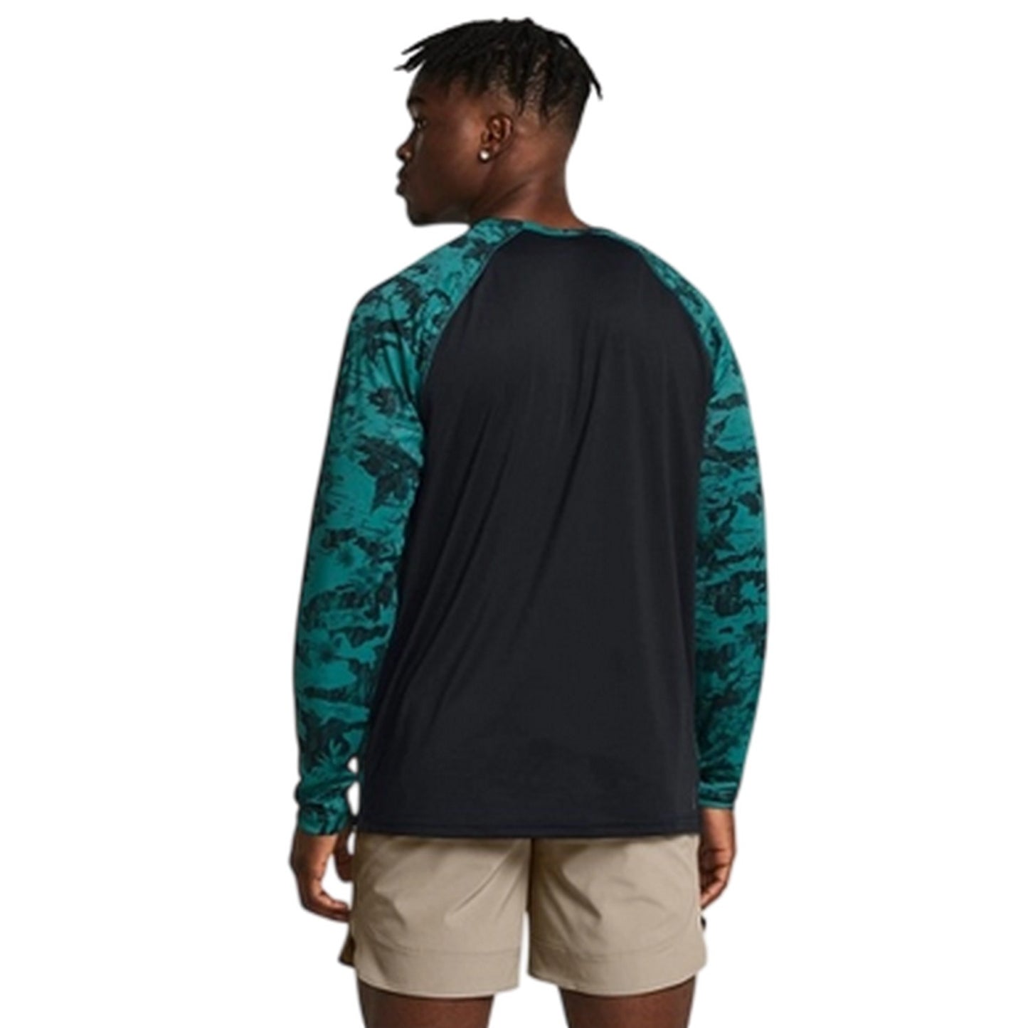 Green-Black - Lifestyle - Under Armour Mens Project Rock Iso-Chill Top
