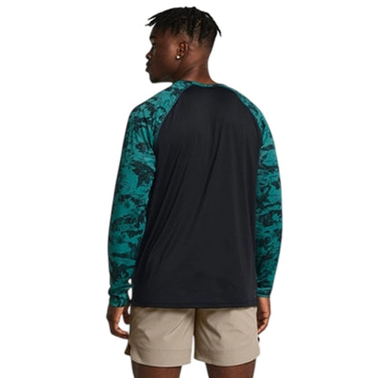 Green-Black - Lifestyle - Under Armour Mens Project Rock Iso-Chill Top