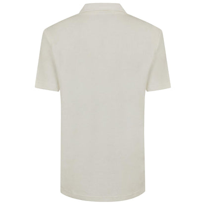 White - Back - Lacoste Mens Embroidered Logo Polo Shirt