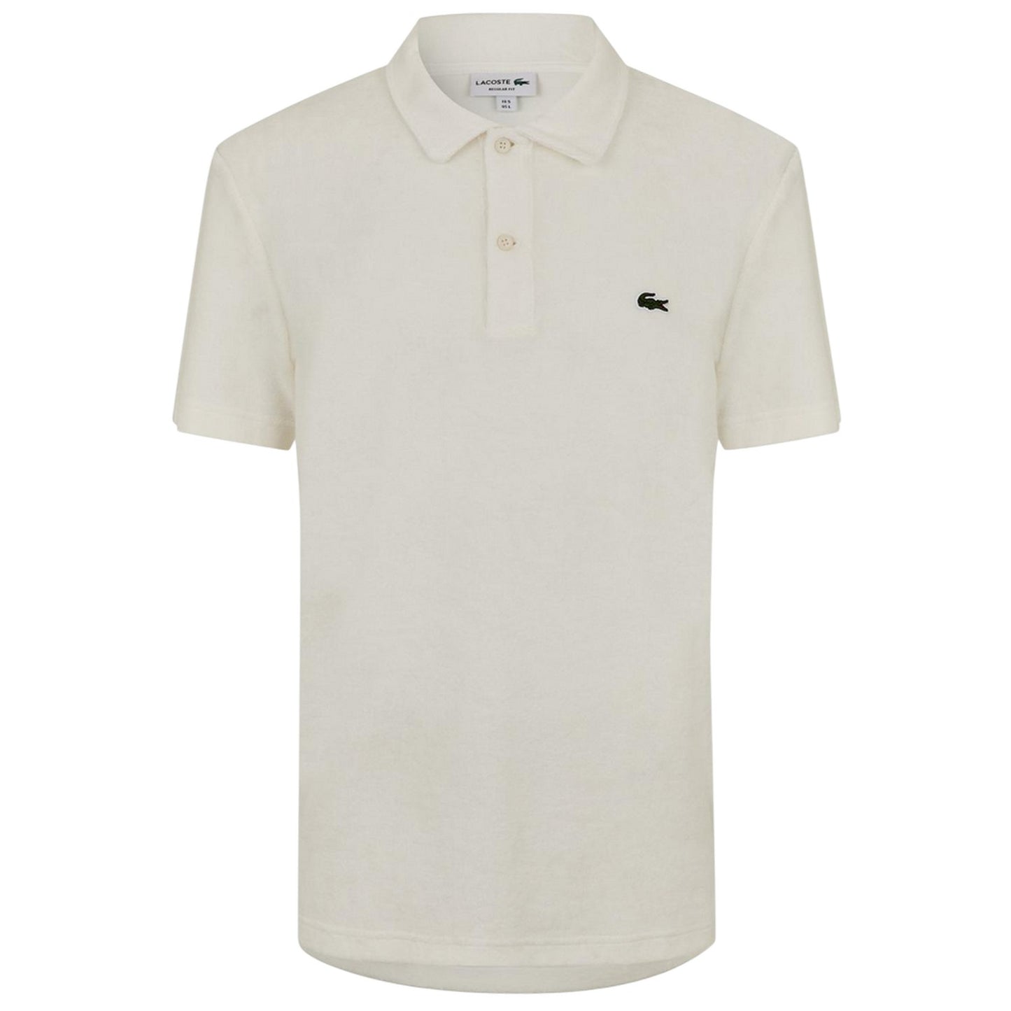 White - Front - Lacoste Mens Embroidered Logo Polo Shirt