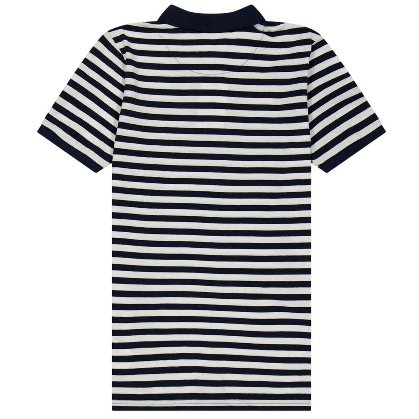 Black - Back - Farah Childrens-Kids Striped Yarn Dyed Polo Shirt