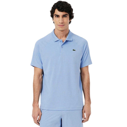 Blue - Lifestyle - Lacoste Mens Ultra Dry Regular Tennis Polo Shirt