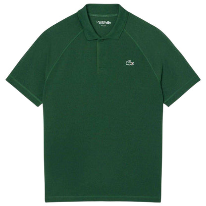Green - Front - Lacoste Mens Ultra Dry Regular Tennis Polo Shirt