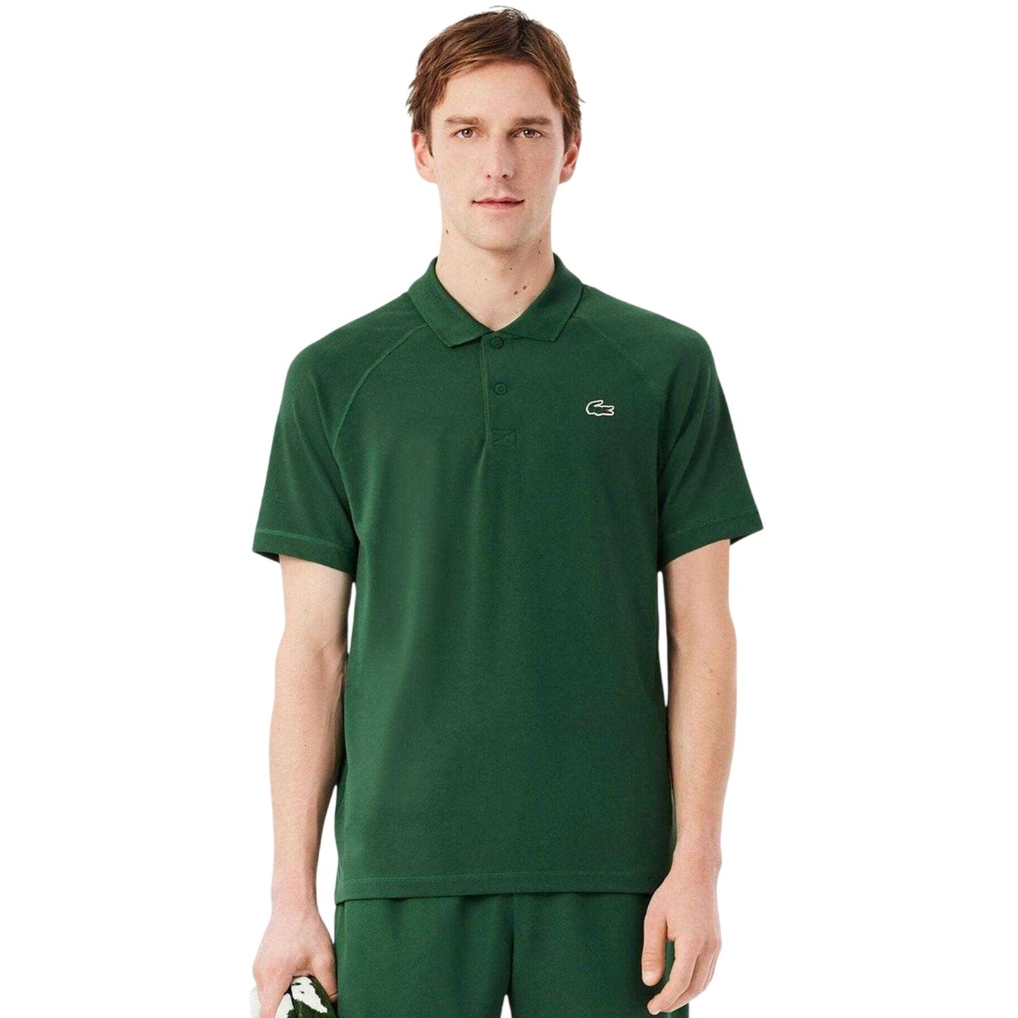Green - Lifestyle - Lacoste Mens Ultra Dry Regular Tennis Polo Shirt