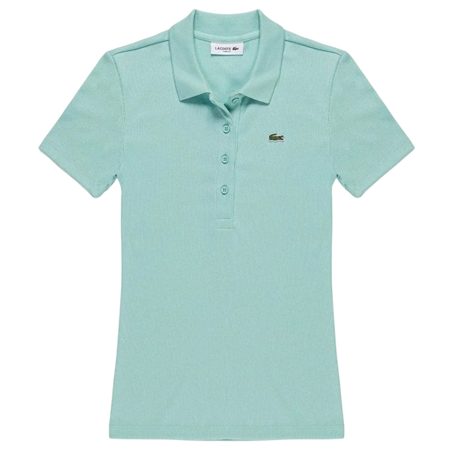 Mint - Front - Lacoste Womens-Ladies L.12.D Short-Sleeved Polo Shirt
