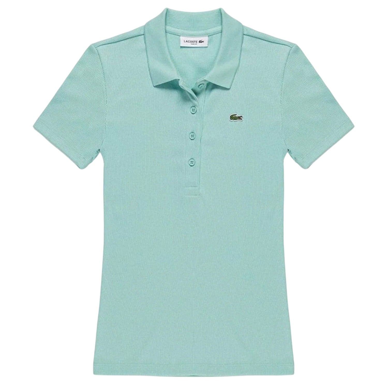 Mint - Front - Lacoste Womens-Ladies L.12.D Short-Sleeved Polo Shirt