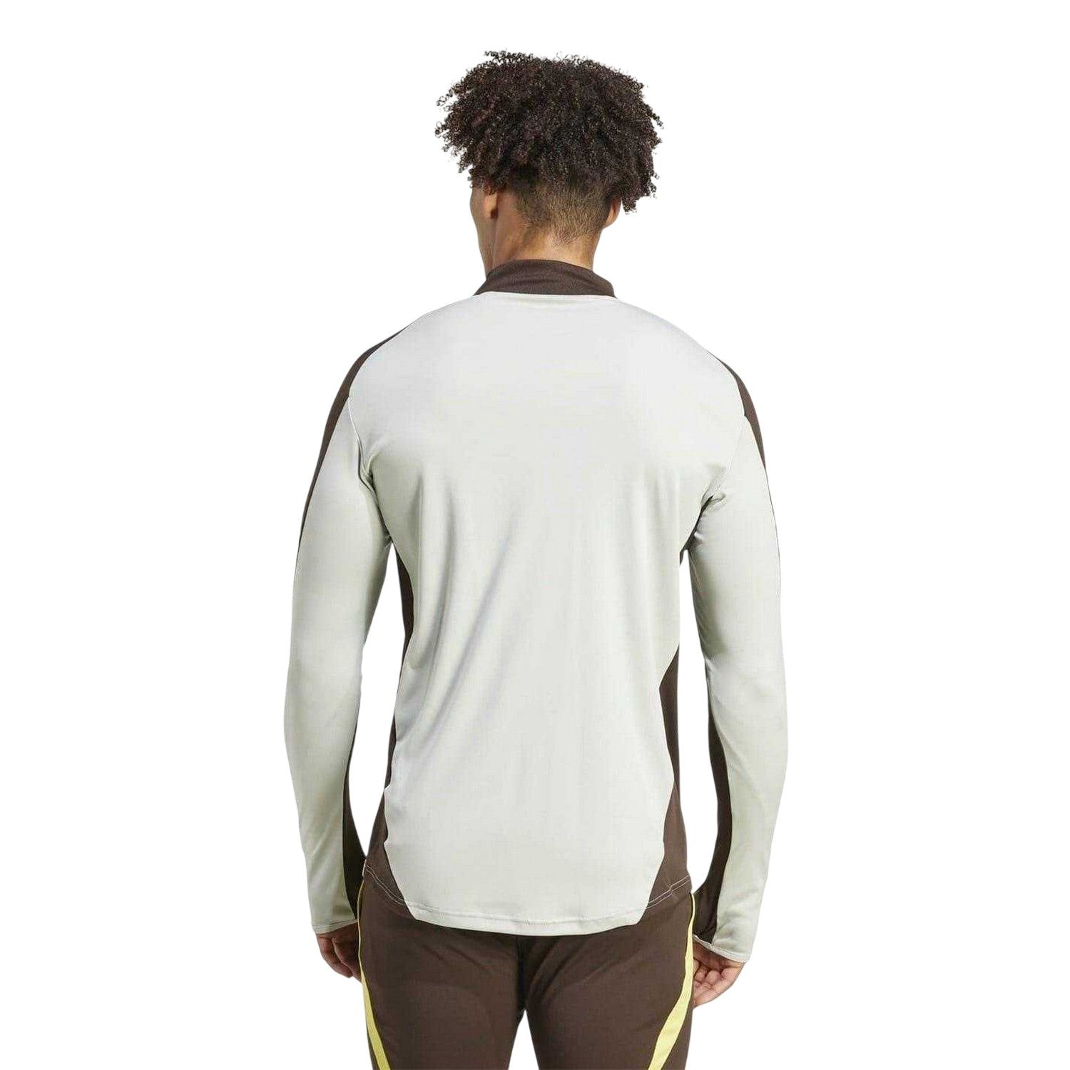 Ash White-Silver - Back - Adidas Mens 24-25 Juventus FC Training Top