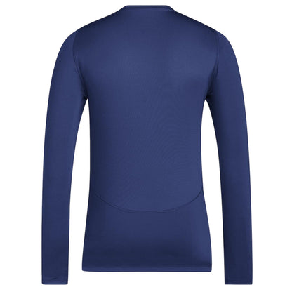Navy Blue - Back - Adidas Mens Techfit Aeroready Long-Sleeved Training Top