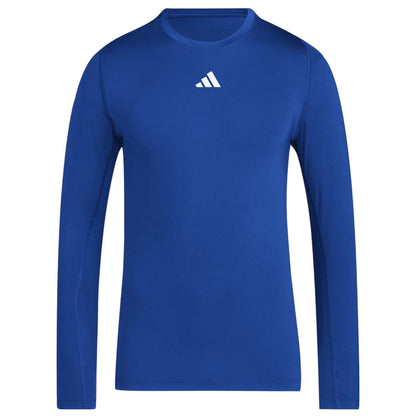 Team Royal Blue - Front - Adidas Mens Techfit Aeroready Long-Sleeved Training Top
