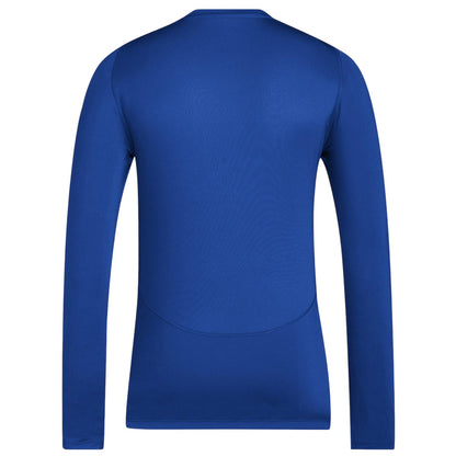 Team Royal Blue - Back - Adidas Mens Techfit Aeroready Long-Sleeved Training Top