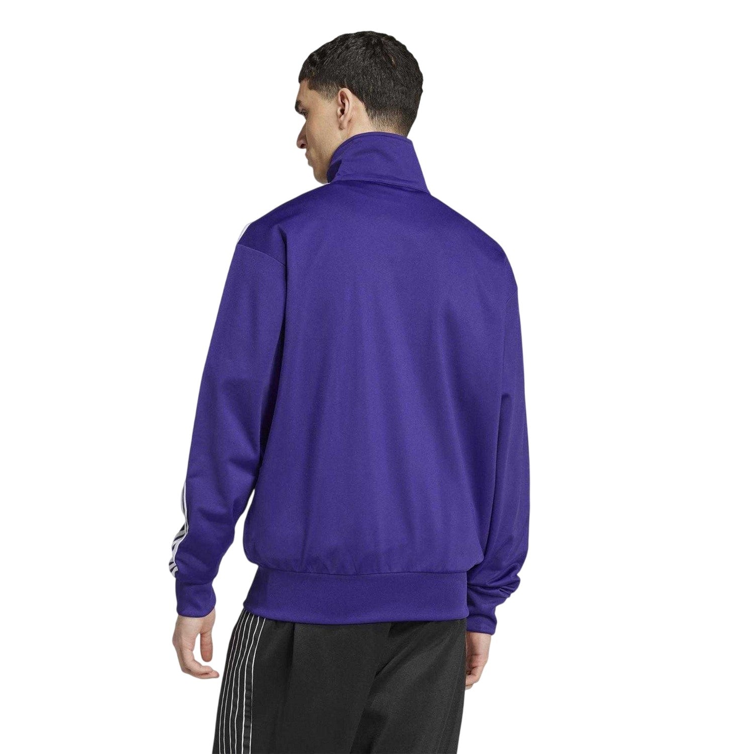 Purple - Back - Adidas Mens Firebird Track Jacket