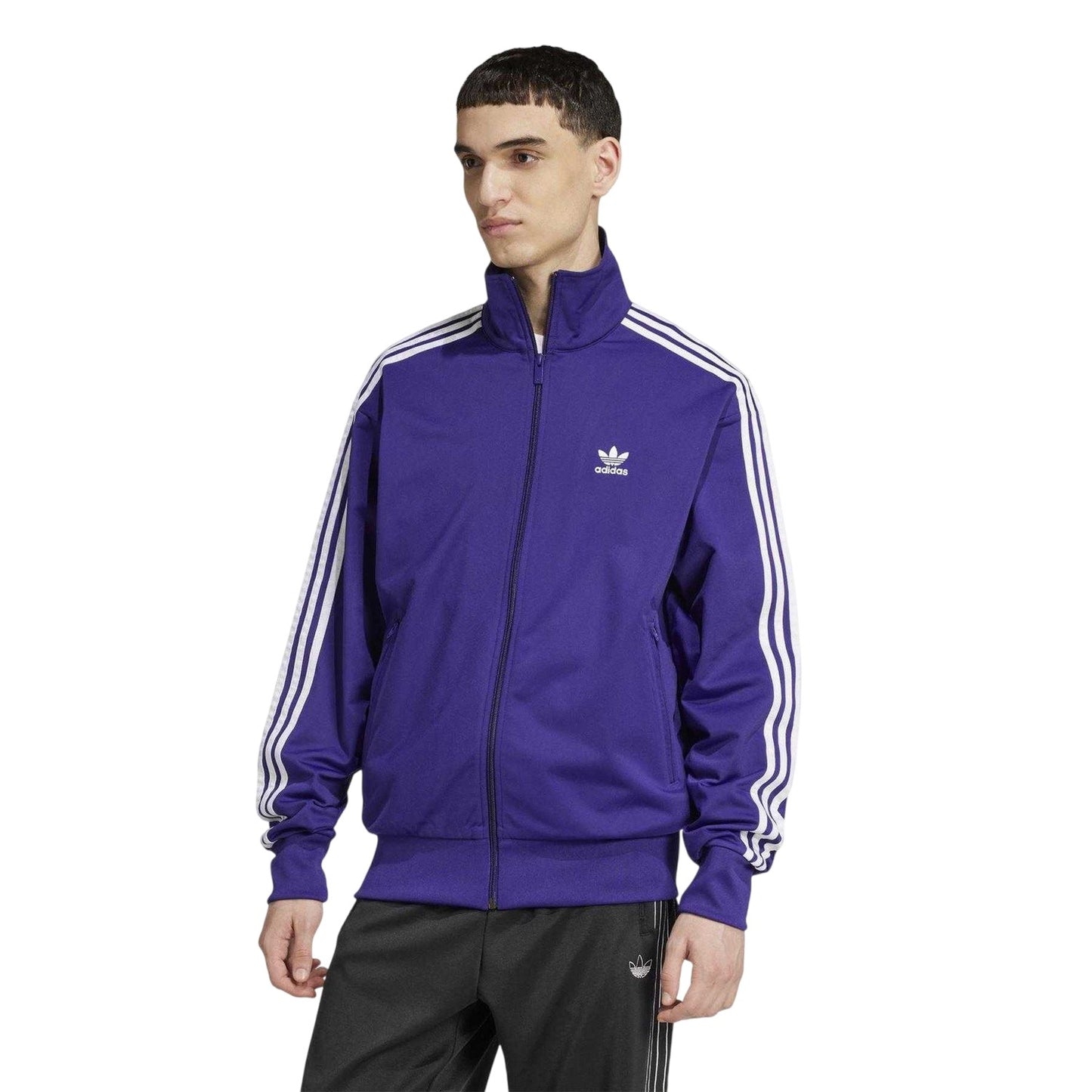 Purple - Pack Shot - Adidas Mens Firebird Track Jacket