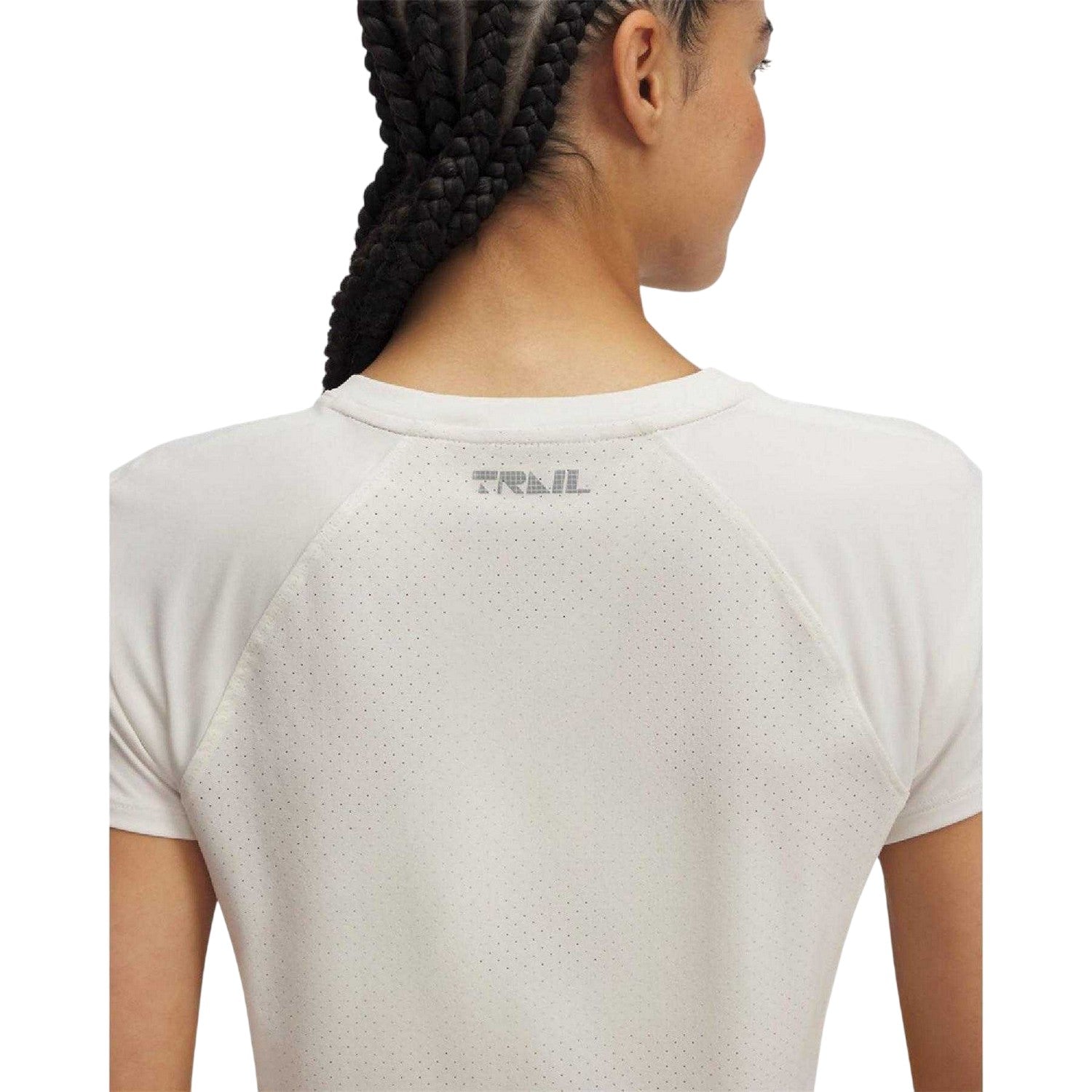 White-Yellow - Lifestyle - Under Armour Womens-Ladies Trail Run Half Zip Top