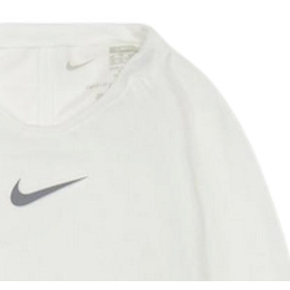 White - Side - Nike Childrens-Kids Park Forest Crew Neck Raglan Top