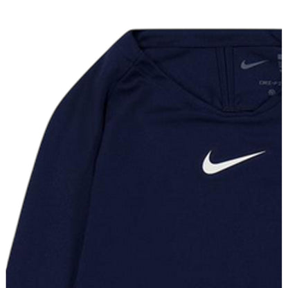 Midnight Navy - Side - Nike Childrens-Kids Park Forest Crew Neck Raglan Top