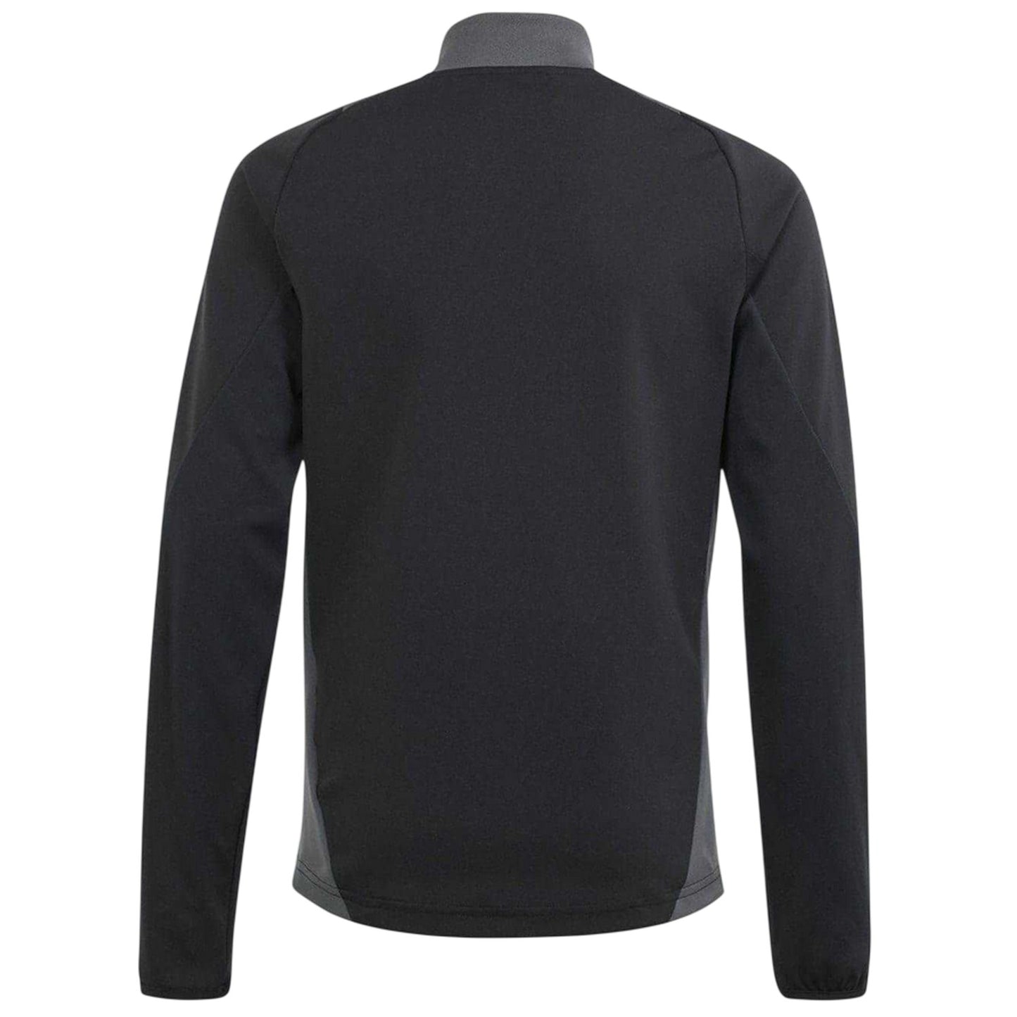 Black-Dark Grey - Back - Adidas Childrens-Kids Tiro 24 Funnel Neck Raglan Track Top
