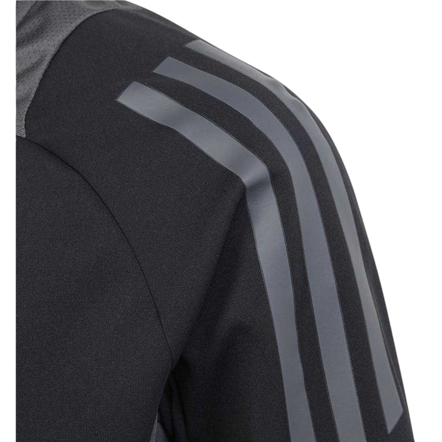 Black-Dark Grey - Side - Adidas Childrens-Kids Tiro 24 Funnel Neck Raglan Track Top