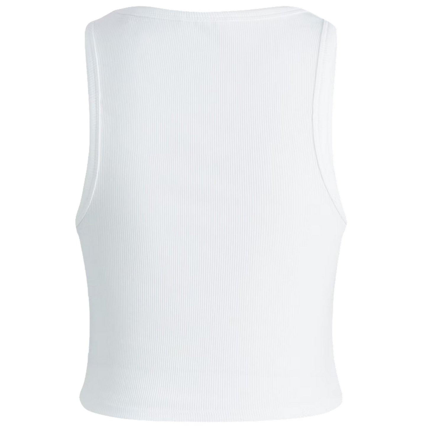 Bright White - Back - JJXX Womens-Ladies Ribbed Sleeveless Top