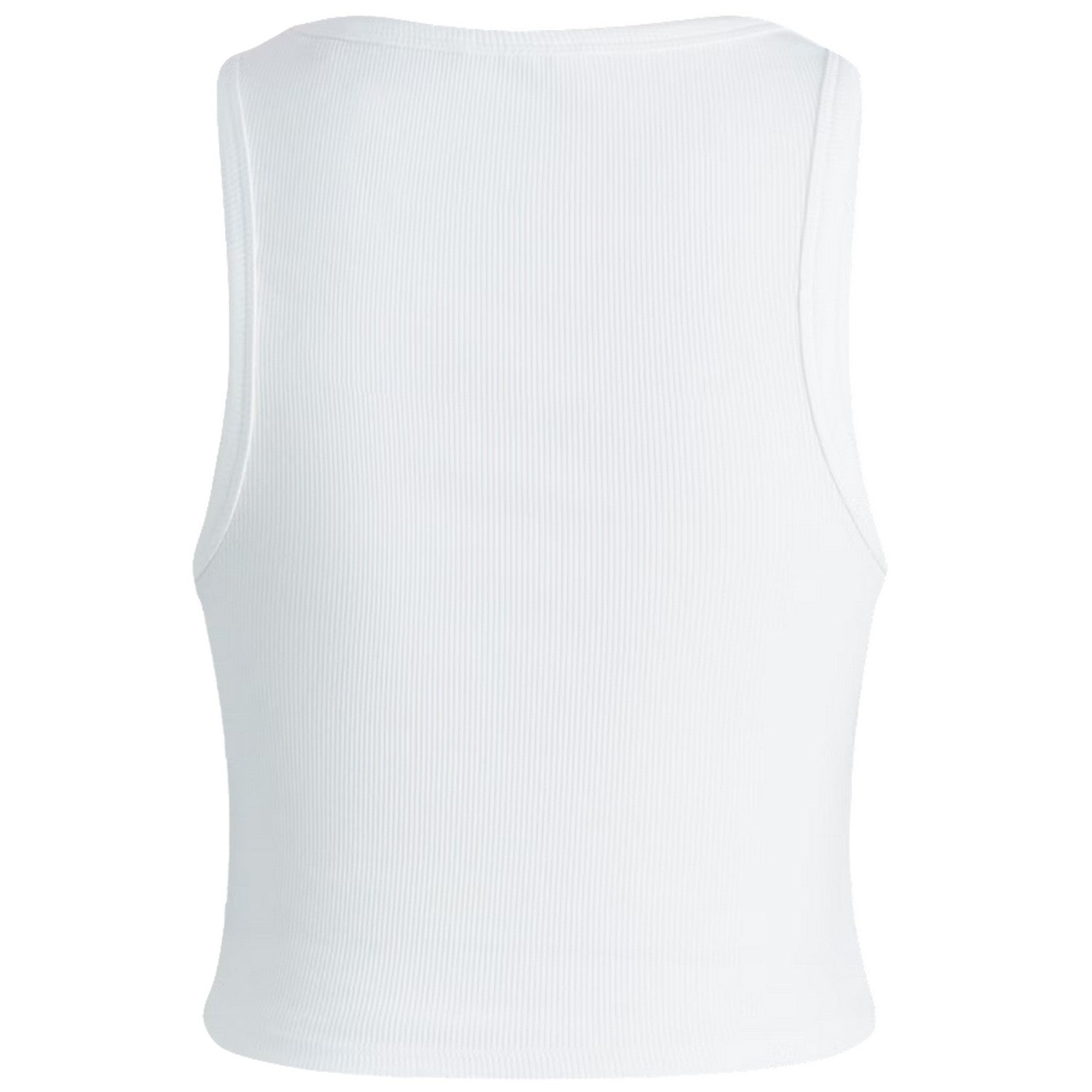 Bright White - Back - JJXX Womens-Ladies Ribbed Sleeveless Top